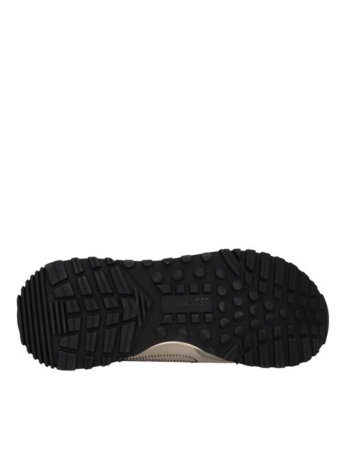 Sneakers in pelle e tessuto HIDNANDER | THREEDOME.ZERO HD1MS230 310BIANCO-BEIGE-CELESTE
